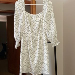 Long sleeve floral dress